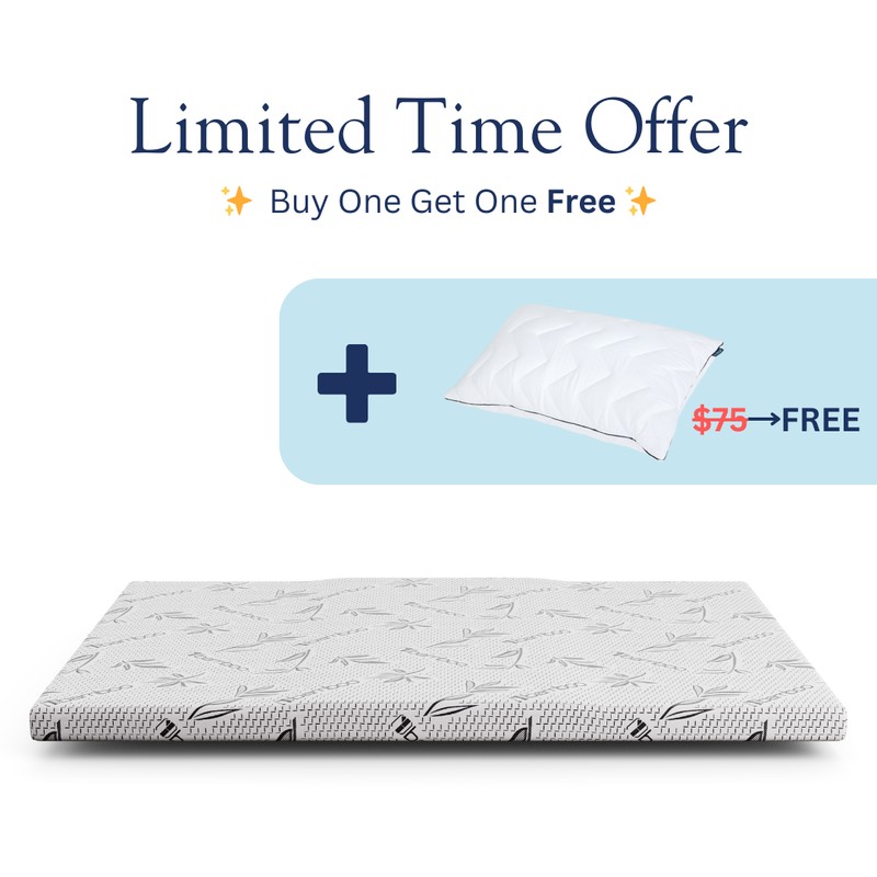 The DreamAlign Comfort Pro Mattress Topper + One Free Cool Sleep Pillow