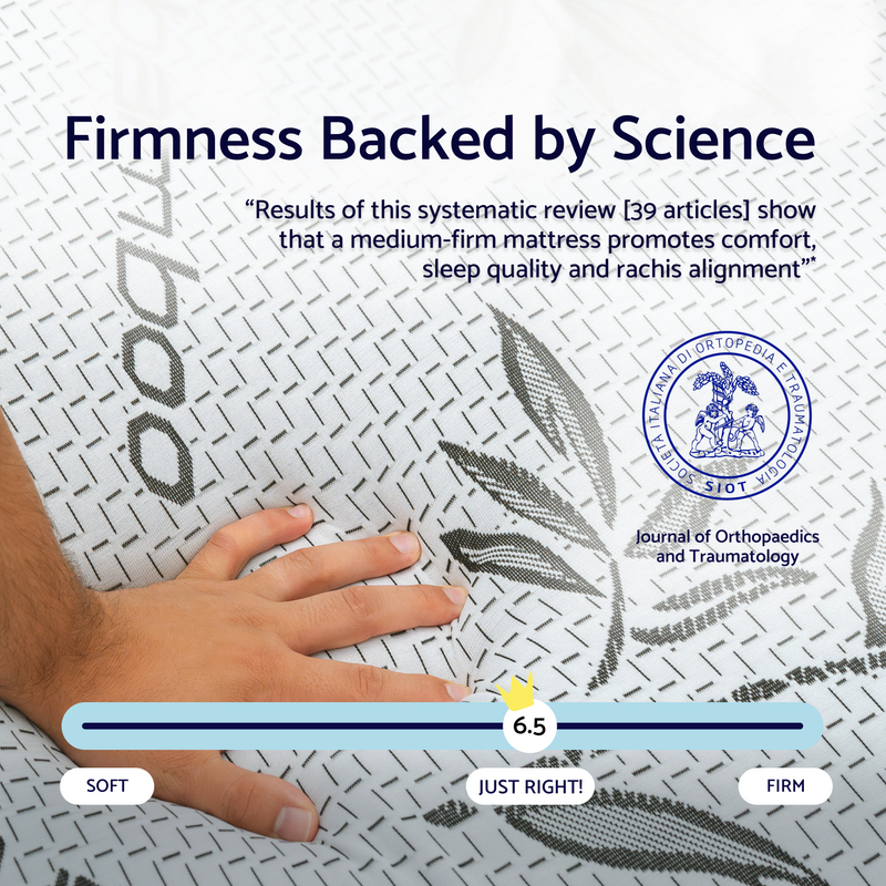 DreamAlign Back Relief Mattress Topper White