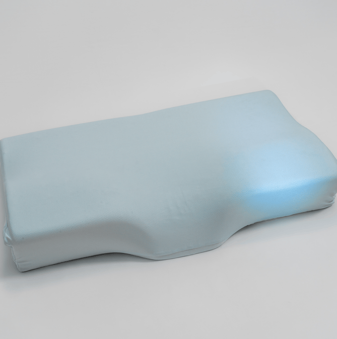 Dosaze Contoured Orthopedic Pillow Pro - cooling glow animation